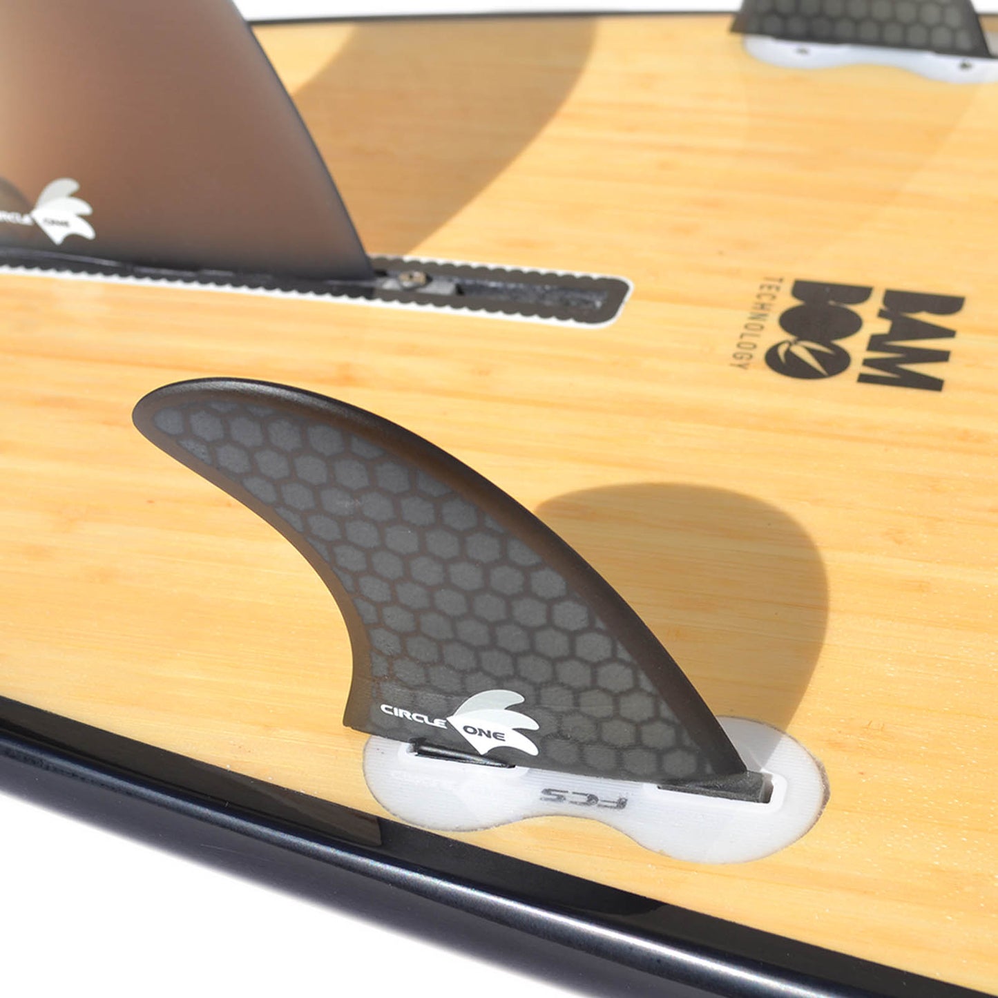 CIRCLE ONE Surfboard 8' Bamboo Mini Mal Squash Tail (+FREE FCS Fins)