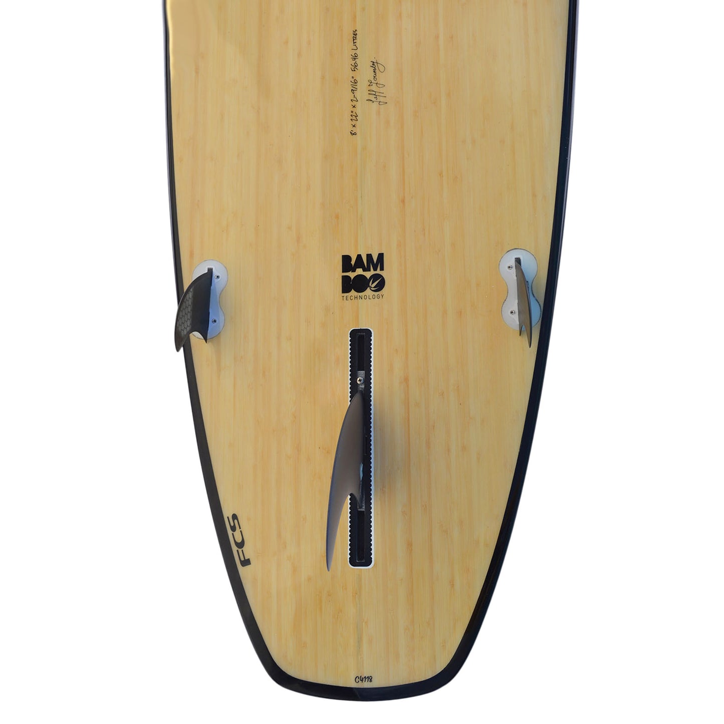 CIRCLE ONE Surfboard 8' Bamboo Mini Mal Squash Tail (+FREE FCS Fins)