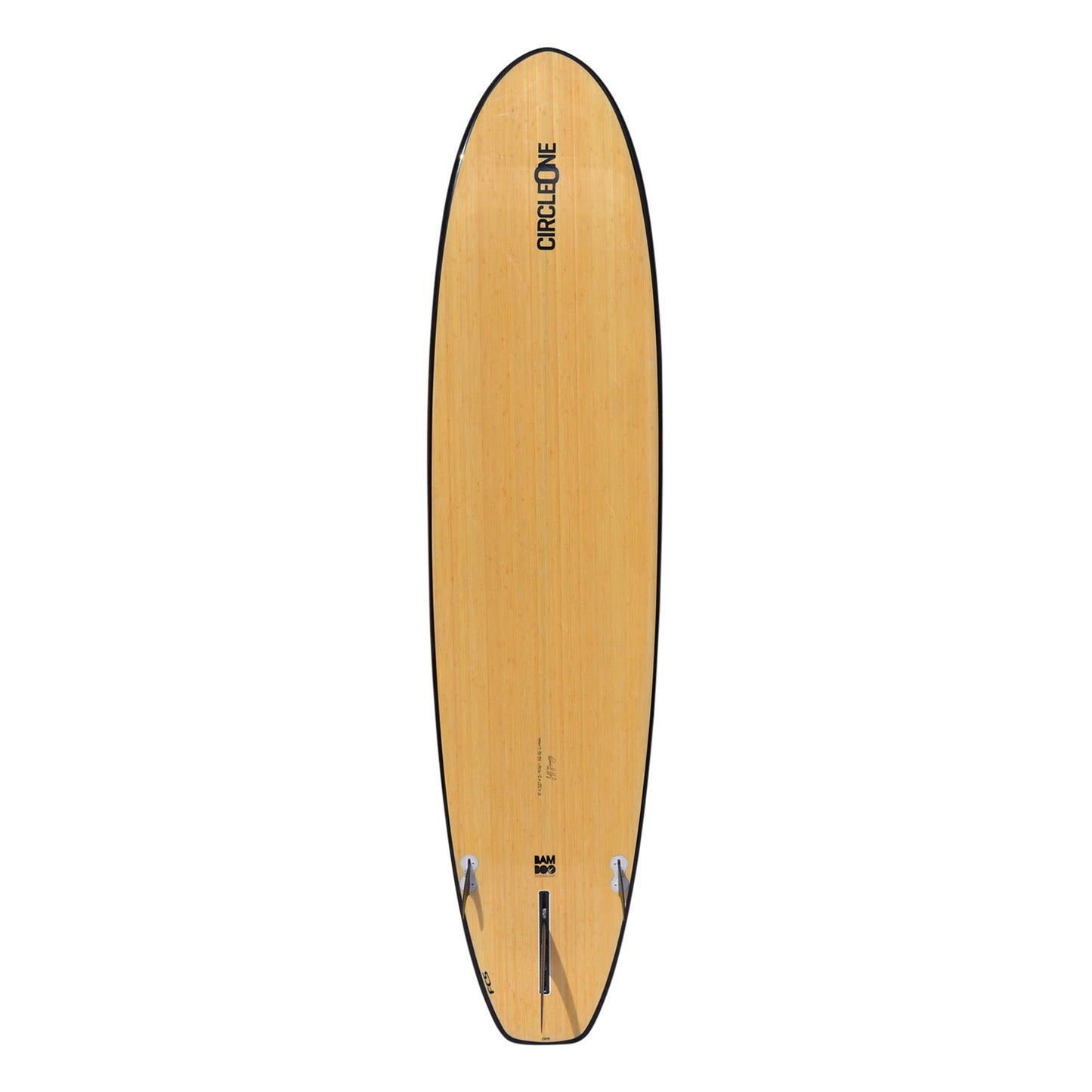 CIRCLE ONE Surfboard 8' Bamboo Mini Mal Squash Tail (+FREE FCS Fins)