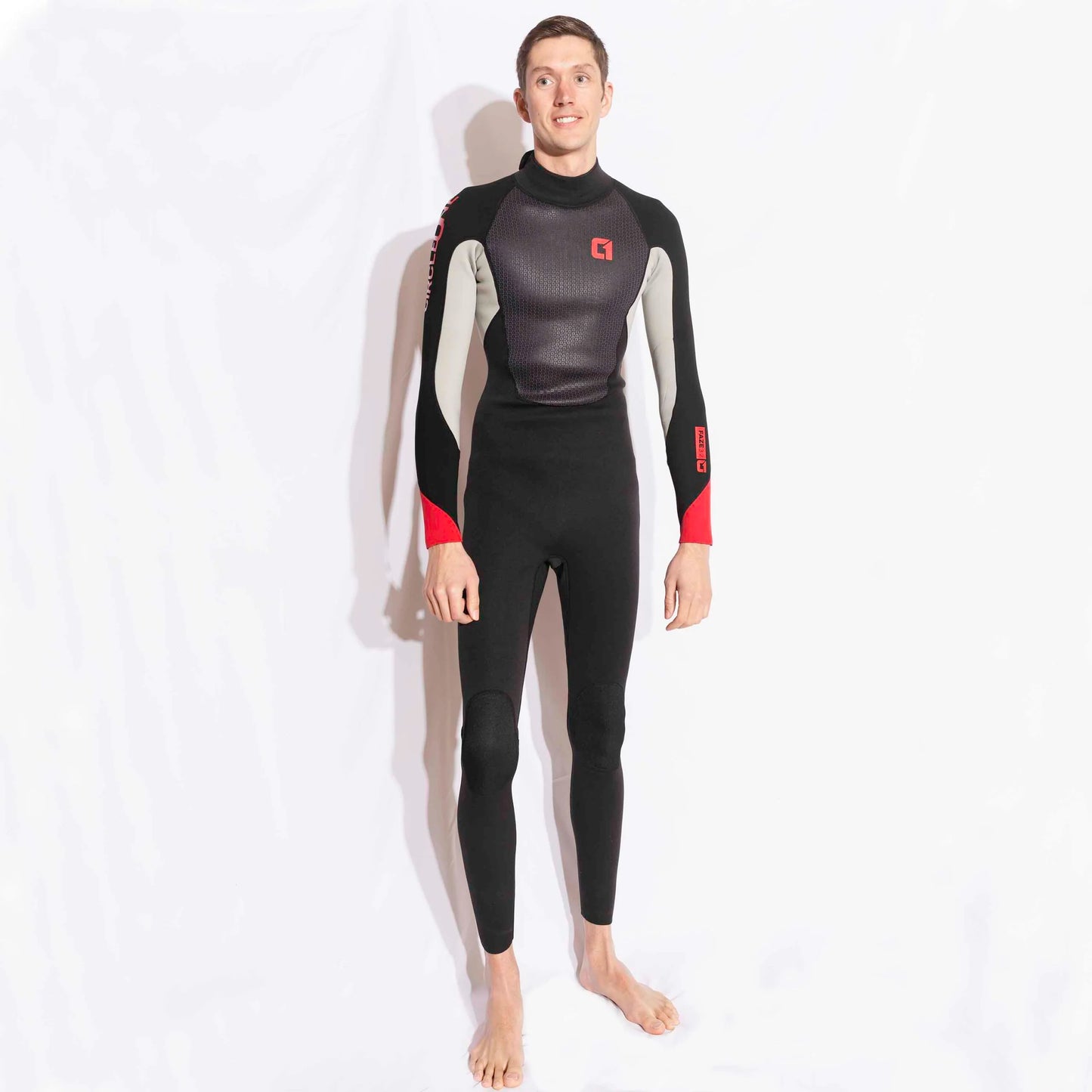 CIRCLE ONE Wetsuit FAZE 3/2 mm Full Length Men's (Blue) (Red)