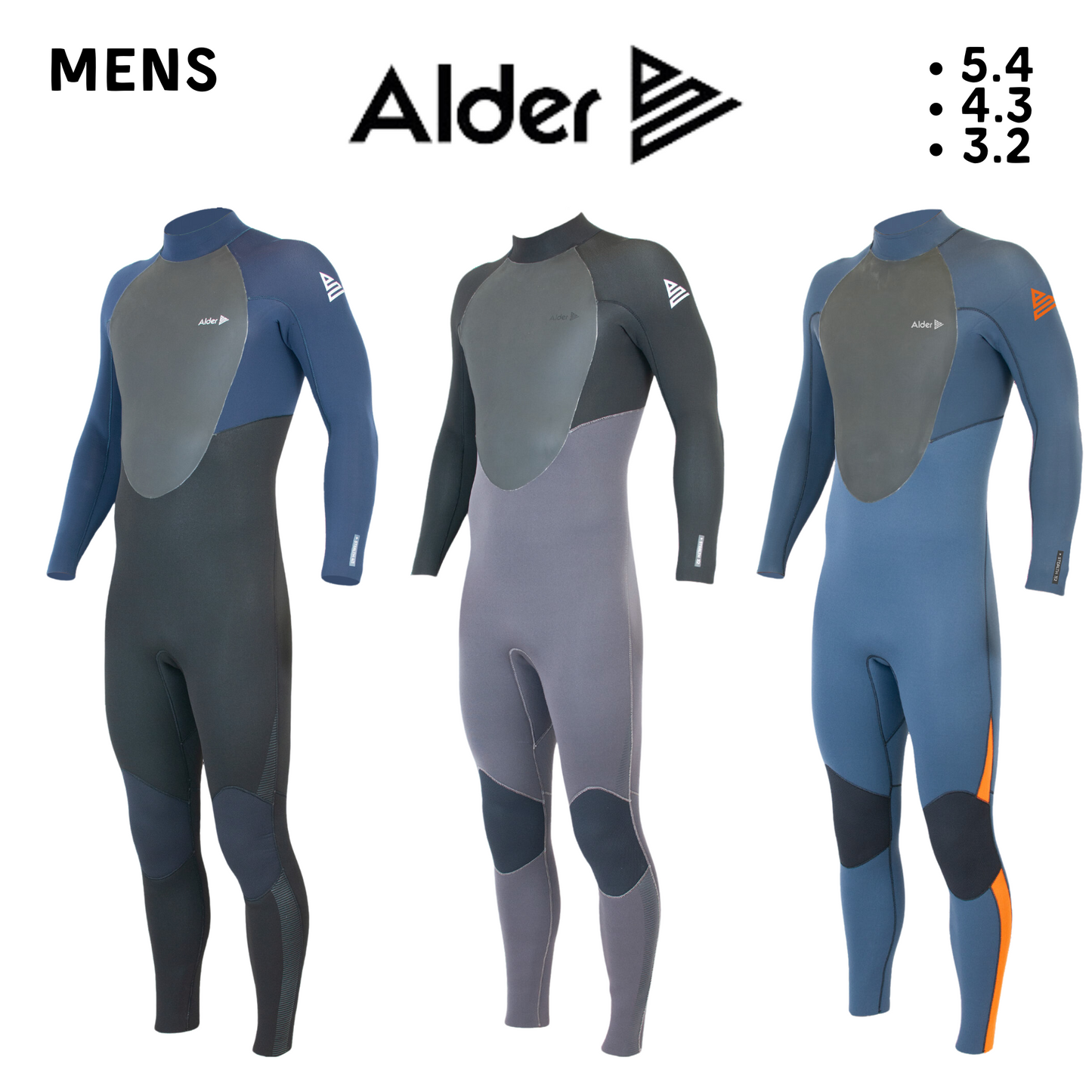 ALDER Stealth Wetsuit Range - Men's (4.3)