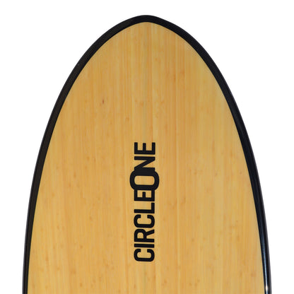 CIRCLE ONE Surfboard 6'6" Shortboard Bamboo Swallow Tail Thruster (+FREE FCS Fins)