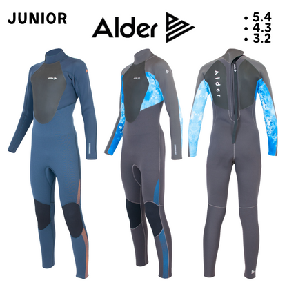 ALDER Stealth Wetsuit Range - Junior (3.2) (4.3) (5.4)