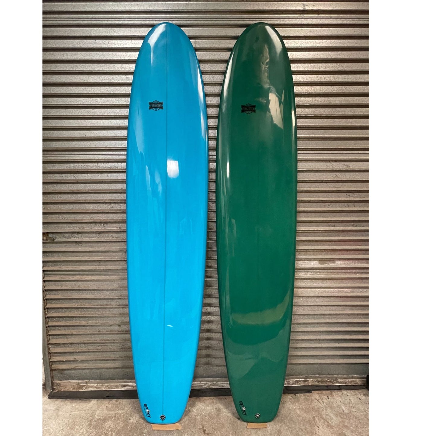 Surfboard Forgotten Longboard 9'1" Retro Square Tail Gloss Tint Circle One