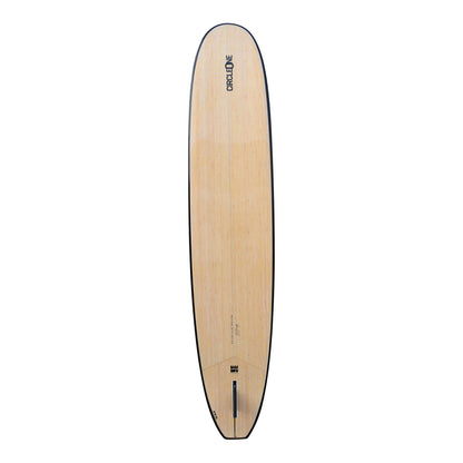 CIRCLE ONE 9'6" Longboard Surfboard Bamboo Noserider Round Pin (+FREE Premium Centre Fin)