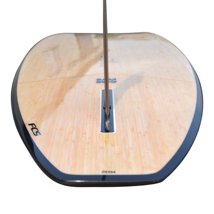 CIRCLE ONE 9'6" Longboard Surfboard Bamboo Noserider Round Pin (+FREE Premium Centre Fin)