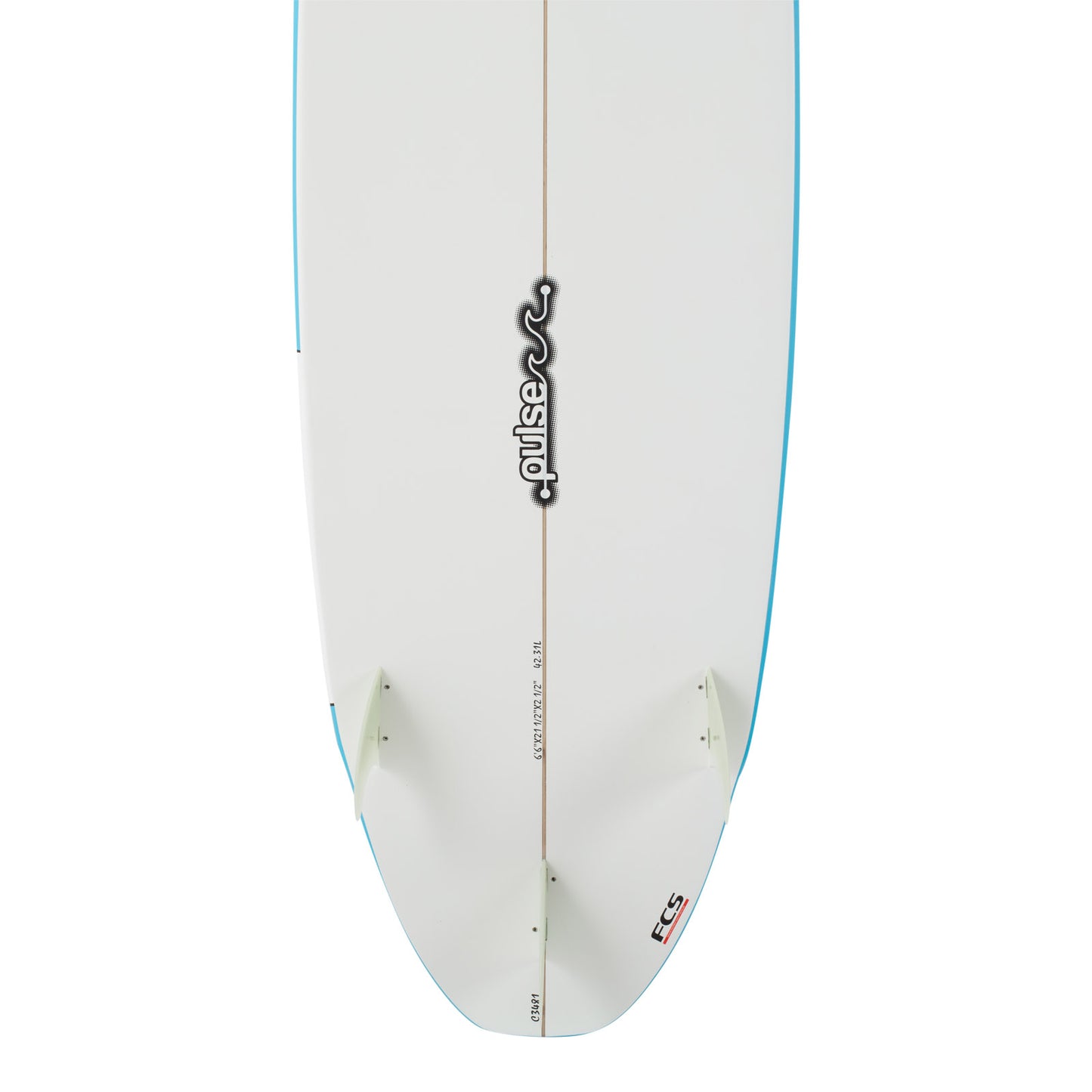 ABC Surfboard 6'6" Pulse WRS Tail Thruster (+FREE FCS Fins)