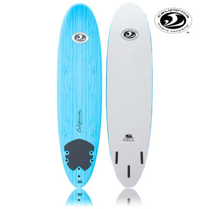 California Board Co Softboard 7'6 Mini Mal (+FREE Fins & Leash)