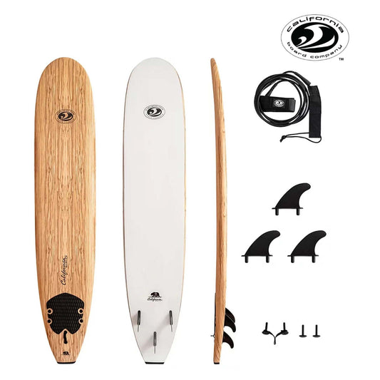 California Board Co Softboard 8'0 Mini Mal (+FREE Fins & Leash)