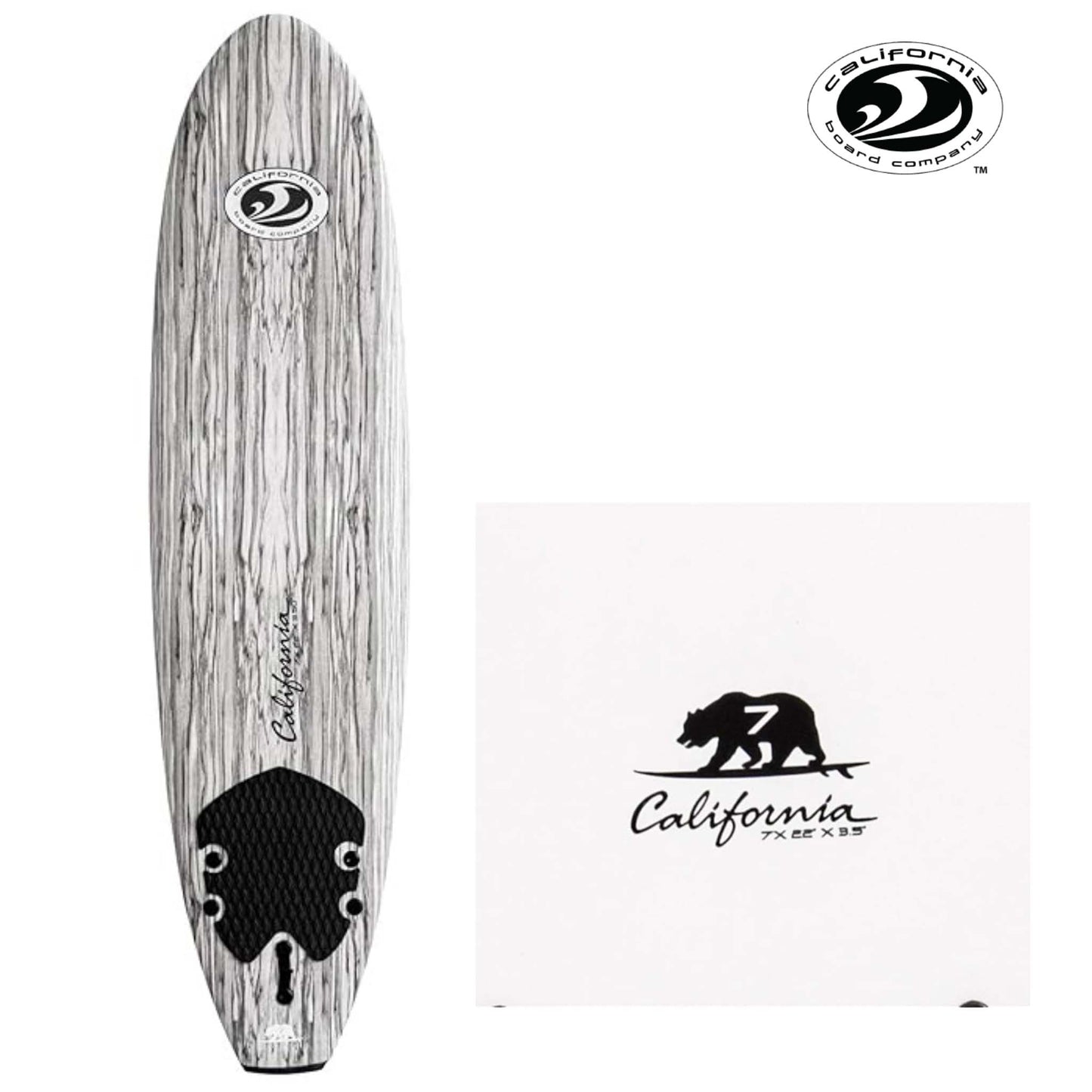 California Board Co Softboard 7'0 Mini Mal (+FREE Fins & Leash)