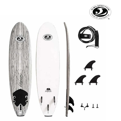 California Board Co Softboard 7'0 Mini Mal (+FREE Fins & Leash)