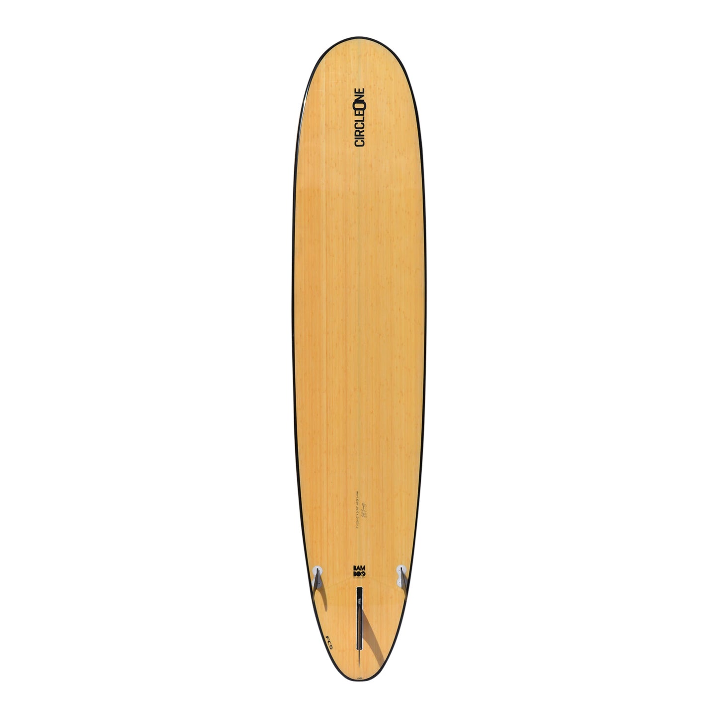 CIRCLE ONE 9' Longboard Surfboard Bamboo Round Pin Tail (+FREE FCS Fins)