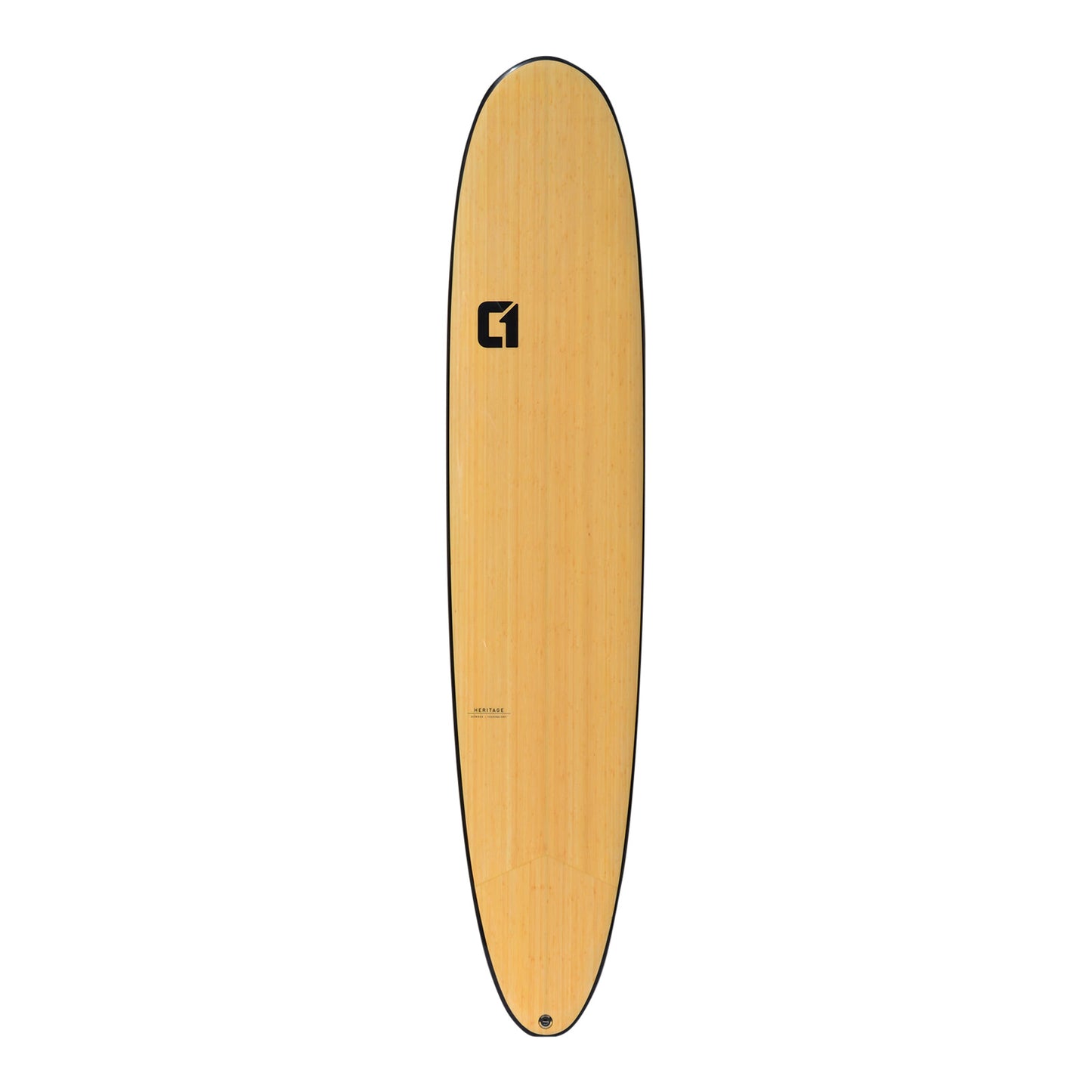 CIRCLE ONE 9' Longboard Surfboard Bamboo Round Pin Tail (+FREE FCS Fins)