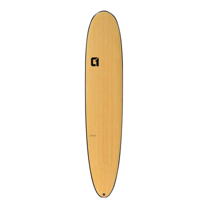 CIRCLE ONE 9' Longboard Surfboard Bamboo Round Pin Tail (+FREE FCS Fins)