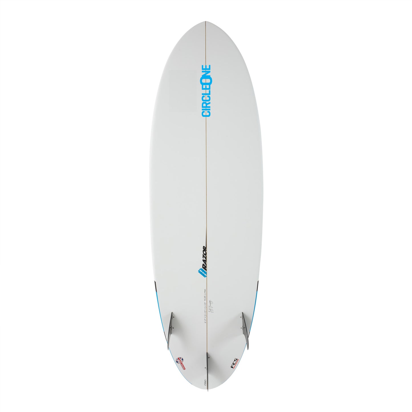 CIRCLE ONE Surfboard 6ft Shortboard Razor Round Tail (+FREE FCS Fins)