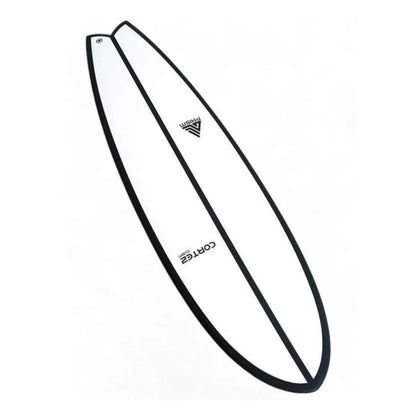 CORTEZ Prism Cubin 6'9" Surfboard Swallow Tail White (+FREE FCS 5 Fin Set)