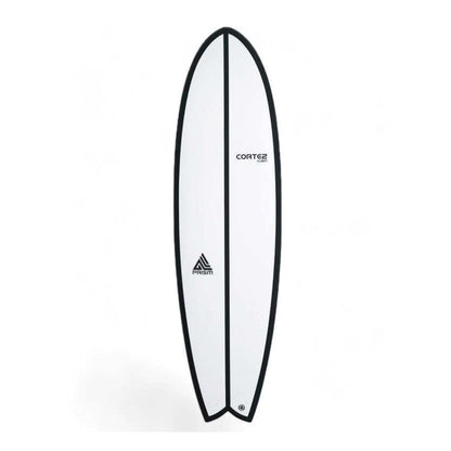 CORTEZ Prism Cubin 6'9" Surfboard Swallow Tail White (+FREE FCS 5 Fin Set)