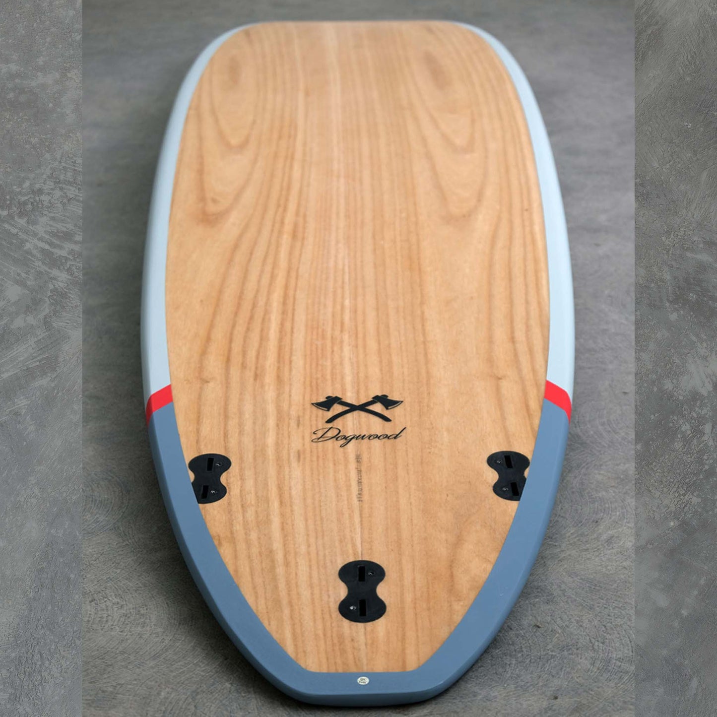 CORTEZ Woodcraft Dogwood Mini Mal Surfboard (+FREE FCS Fins)