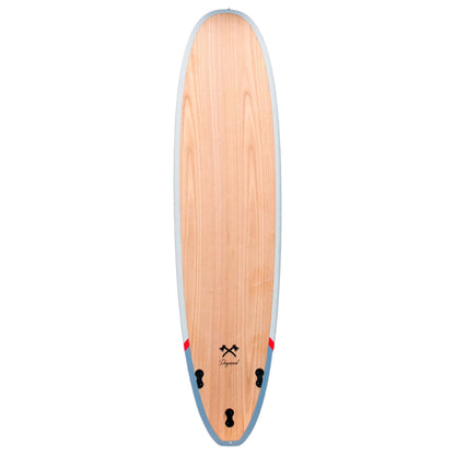 CORTEZ Woodcraft Dogwood Mini Mal Surfboard (+FREE FCS Fins)