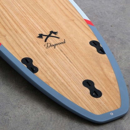 CORTEZ Woodcraft Dogwood Mini Mal Surfboard (+FREE FCS Fins)