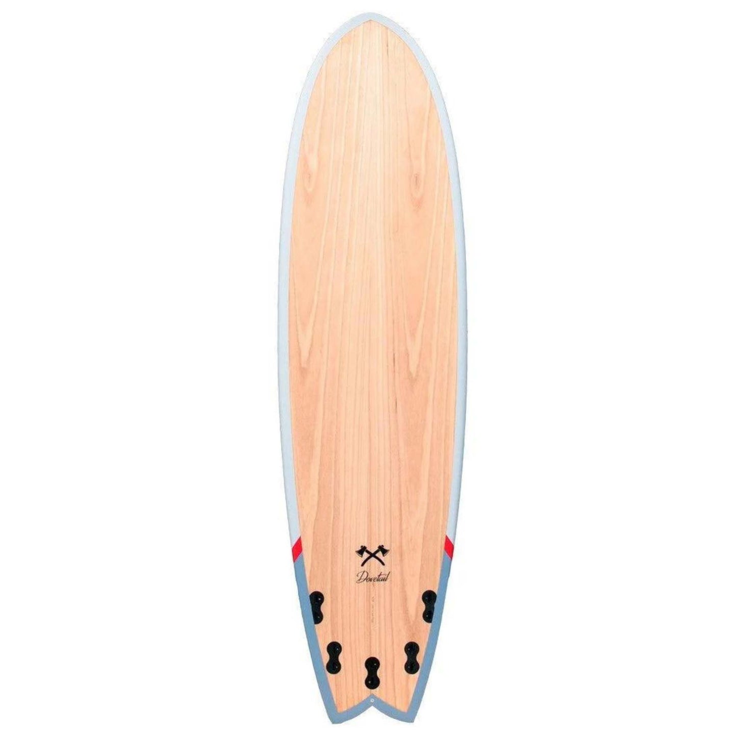 CORTEZ Woodcraft Dovetail 6'9" Fish Surfboard (+FREE FCS Fins)