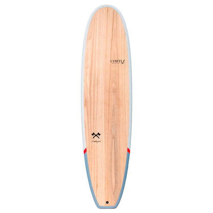 CORTEZ Woodcraft Surfboard Lumberjack Magic Egg (+FREE FCS Fins)