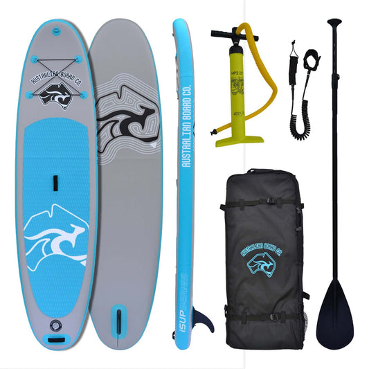 Inflatable Paddleboard iSUP Stand Up Paddle 10'6" Australian Board Company Full Kit