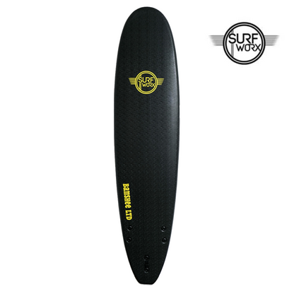 SURFWORX Softboard Surfboard Banshee Mini Mal (+FREE Fins & Leash)