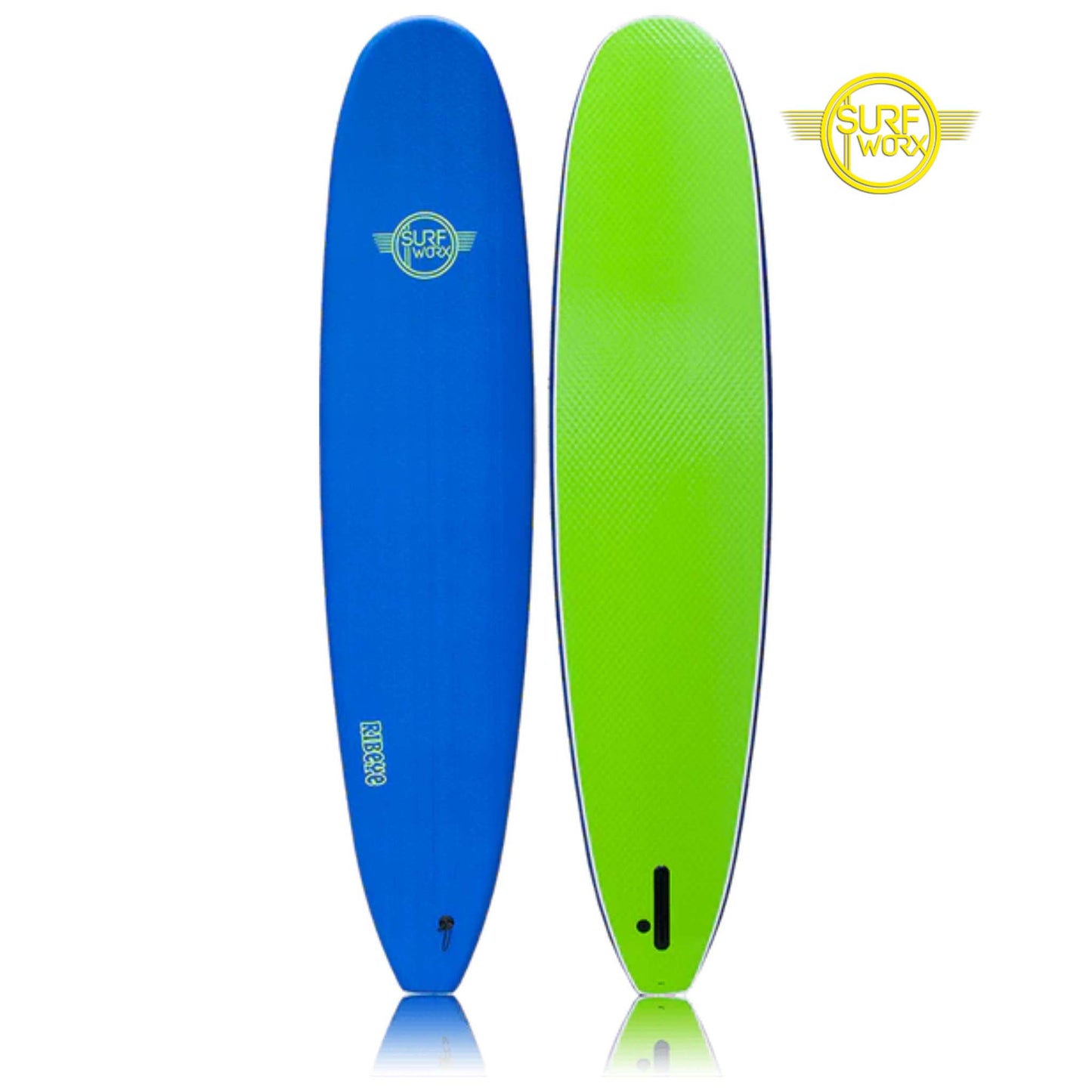 SURFWORX Softboard Surfboard Ribeye Mini Mal (+FREE Fins & Leash)