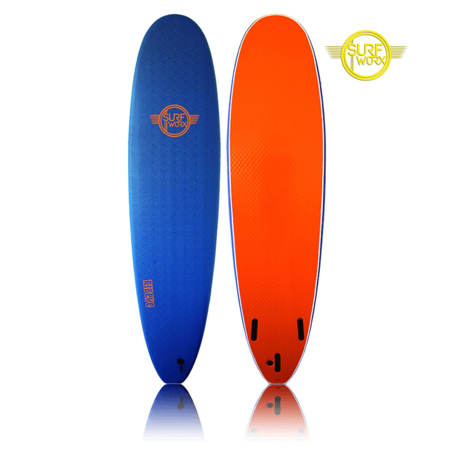 SURFWORX Softboard Surfboard Ribeye Mini Mal (+FREE Fins & Leash)