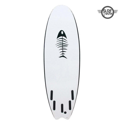 SURFWORX Softboard Pro Line Code 5 Fin Swallow Tail (+FREE Fins & Leash)