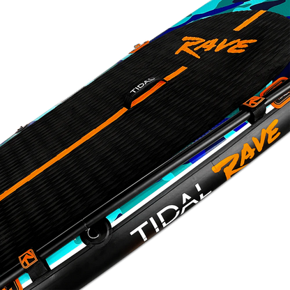 Tidal Rave Paddleboard 10'6" - Inflatable SUP Neon - Camo Design