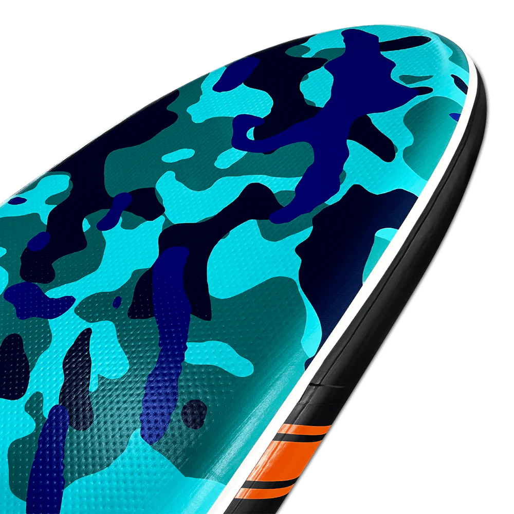 Tidal Rave Paddleboard 10'6" - Inflatable SUP Neon - Camo Design