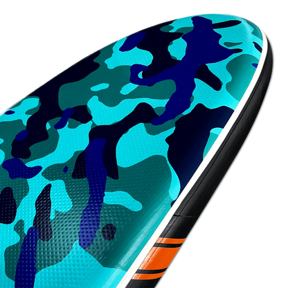 Tidal Rave Paddleboard 10'6" - Inflatable SUP Neon - Camo Design