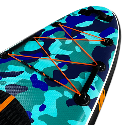 Tidal Rave Paddleboard 10'6" - Inflatable SUP Neon - Camo Design