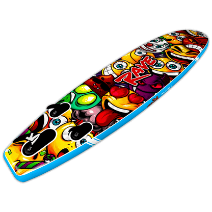 Tidal Rave Paddleboard 10'6" - Inflatable SUP Neon - Smilez Design