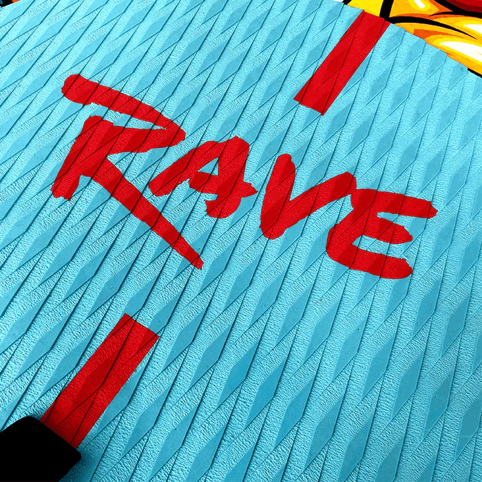 Tidal Rave Paddleboard 10'6" - Inflatable SUP Neon - Smilez Design