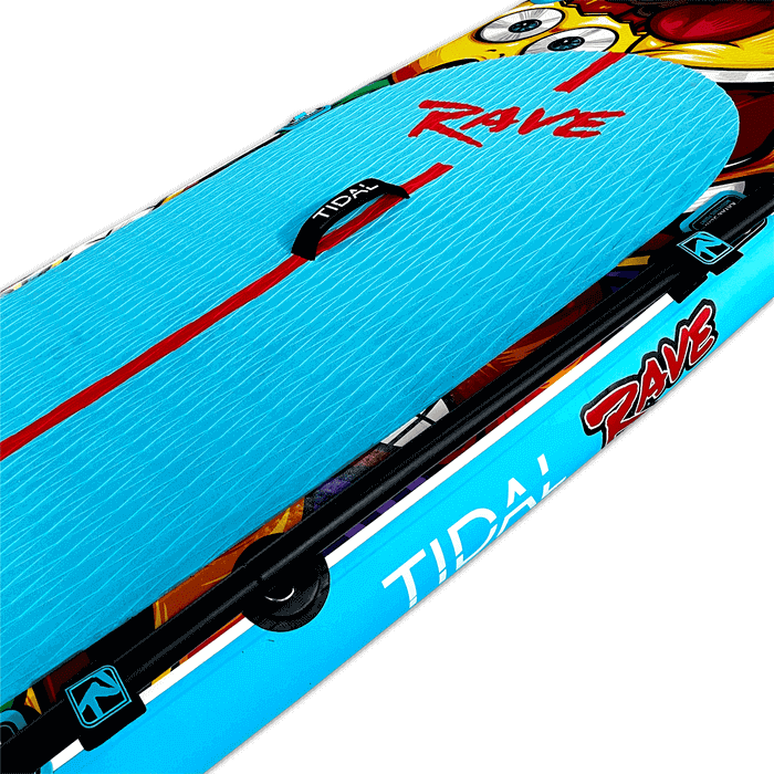 Tidal Rave Paddleboard 10'6" - Inflatable SUP Neon - Smilez Design