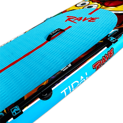 Tidal Rave Paddleboard 10'6" - Inflatable SUP Neon - Smilez Design