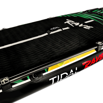 Tidal Rave Paddleboard 10'6" - Inflatable SUP Neon - Jungle Design