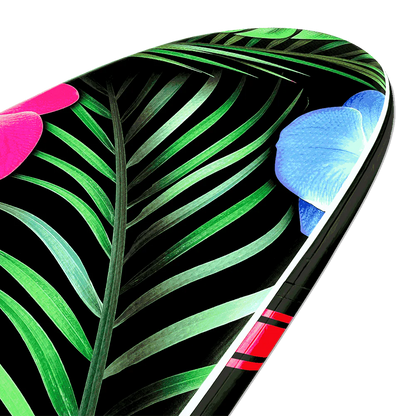 Tidal Rave Paddleboard 10'6" - Inflatable SUP Neon - Jungle Design