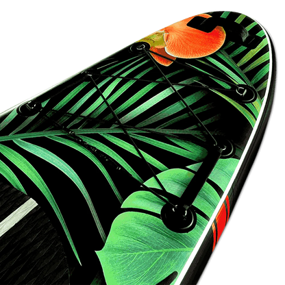 Tidal Rave Paddleboard 10'6" - Inflatable SUP Neon - Jungle Design