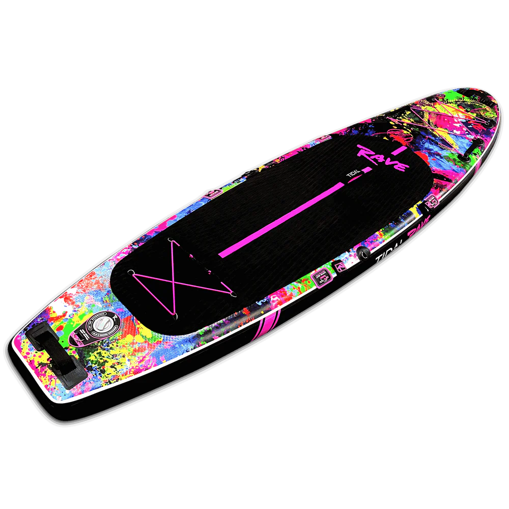 Tidal Rave Paddleboard 10'6" - Inflatable SUP Neon - Oceana Design