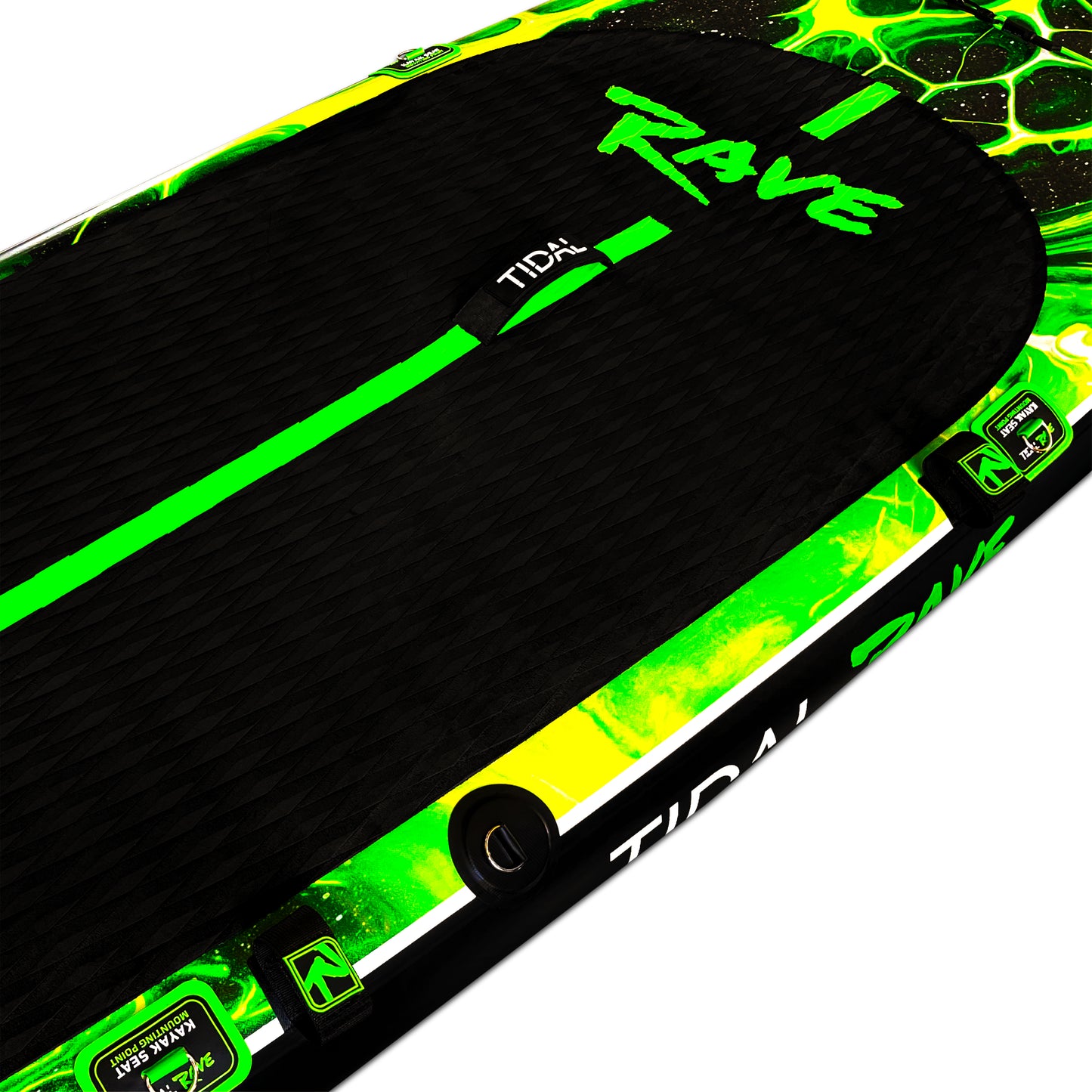 Tidal Rave Paddleboard 10'6" - Inflatable SUP Acrylic - Acid Design