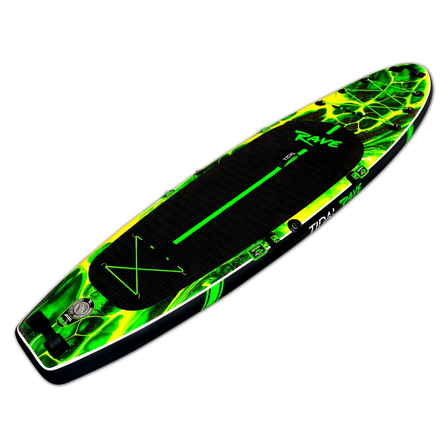 Tidal Rave Paddleboard 10'6" - Inflatable SUP Acrylic - Acid Design