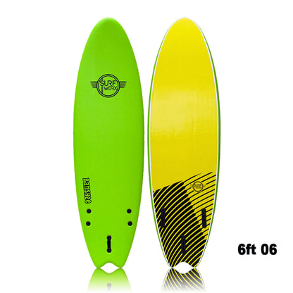 SURFWORX Softboard Surfboard Banshee Hybrid (+FREE Fins & Leash)