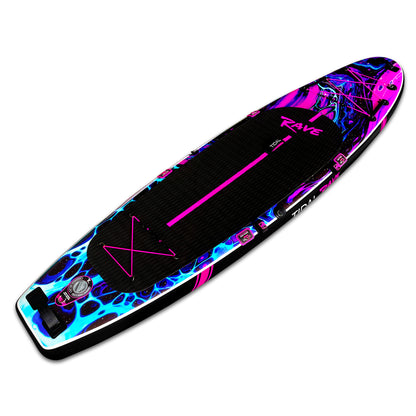 Tidal Rave Paddleboard 10'6" - Inflatable SUP Acrylic - Echo Design