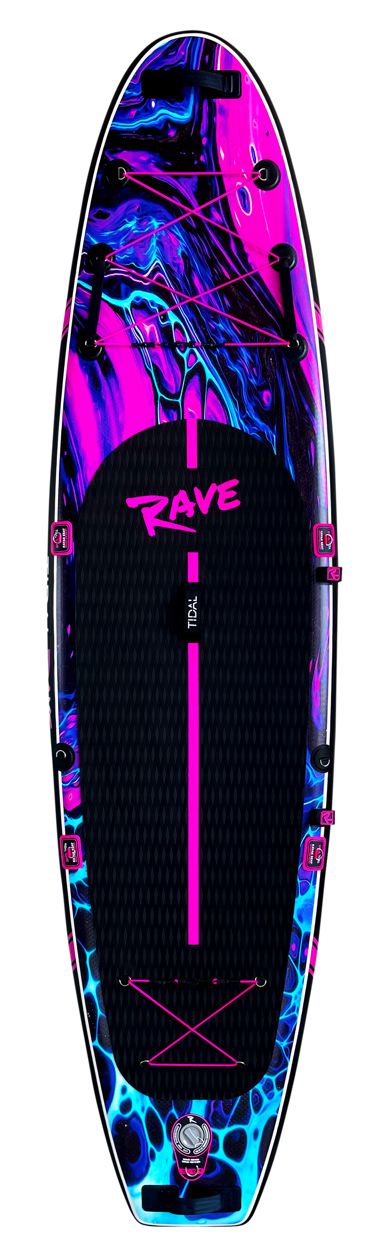 Tidal Rave Paddleboard 10'6" - Inflatable SUP Acrylic - Echo Design