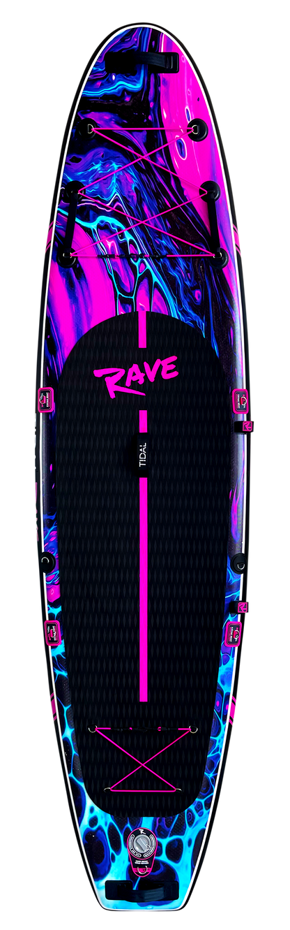 Tidal Rave Paddleboard 10'6" - Inflatable SUP Acrylic - Echo Design