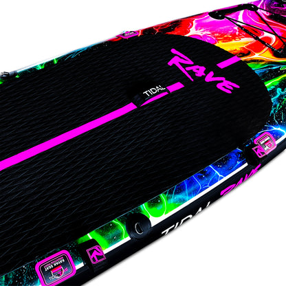 Tidal Rave Paddleboard 10'6" - Inflatable SUP Acrylic - Infinity Design